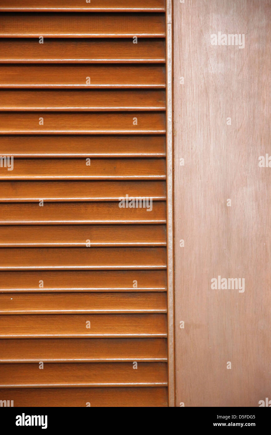 Wood door with paint texture. Stock Photo