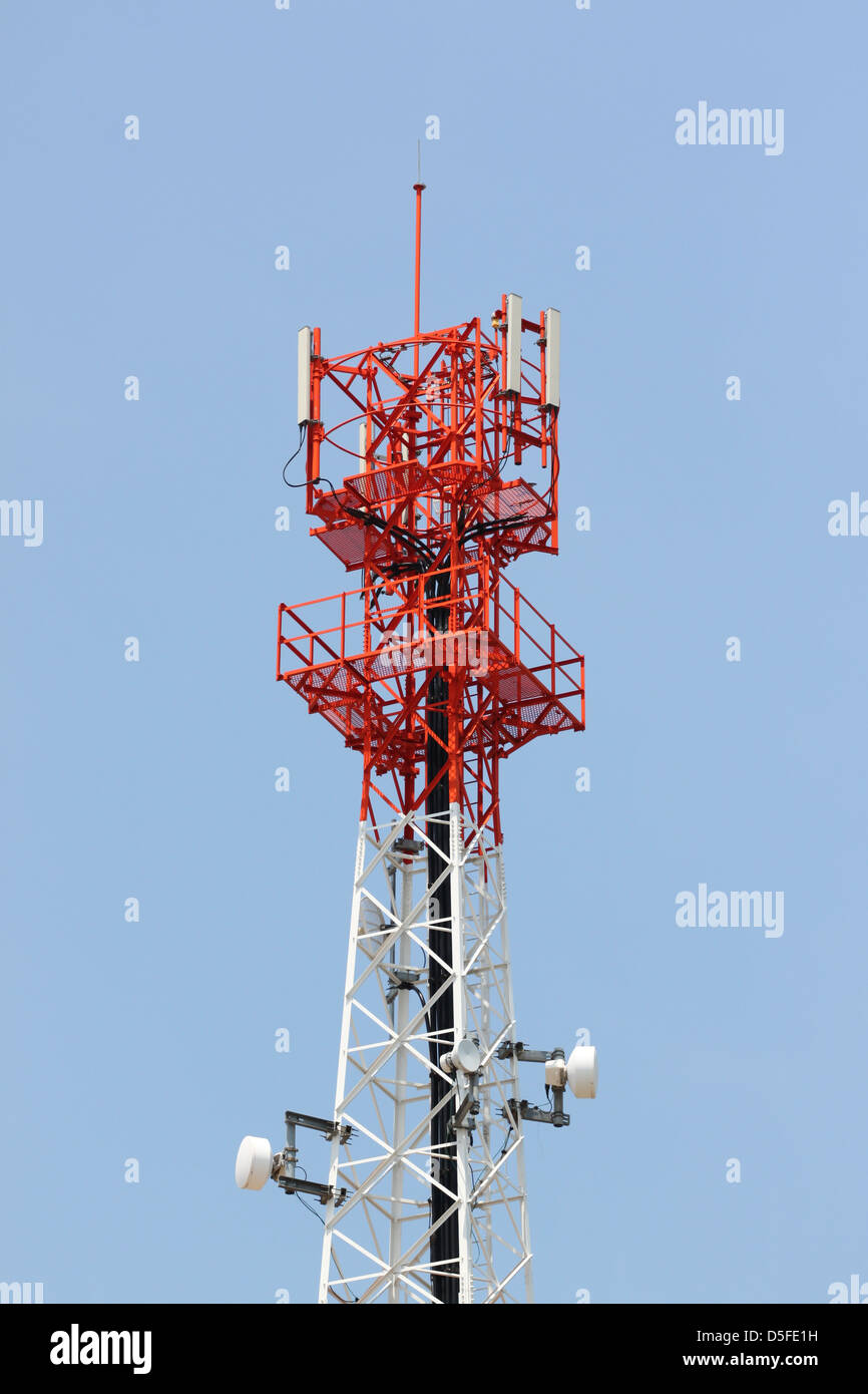 The Antenna signal distribution is Communication Stock Photo Alamy