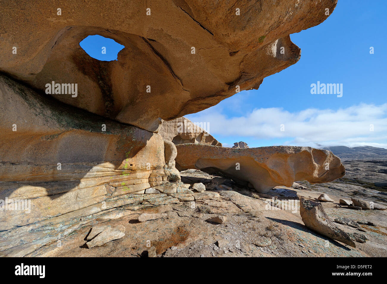 Rocks in Bektau Ata, Kazakhstan. Stock Photo