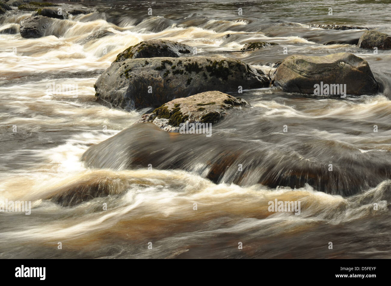 River Nairn Rapids Stock Photo