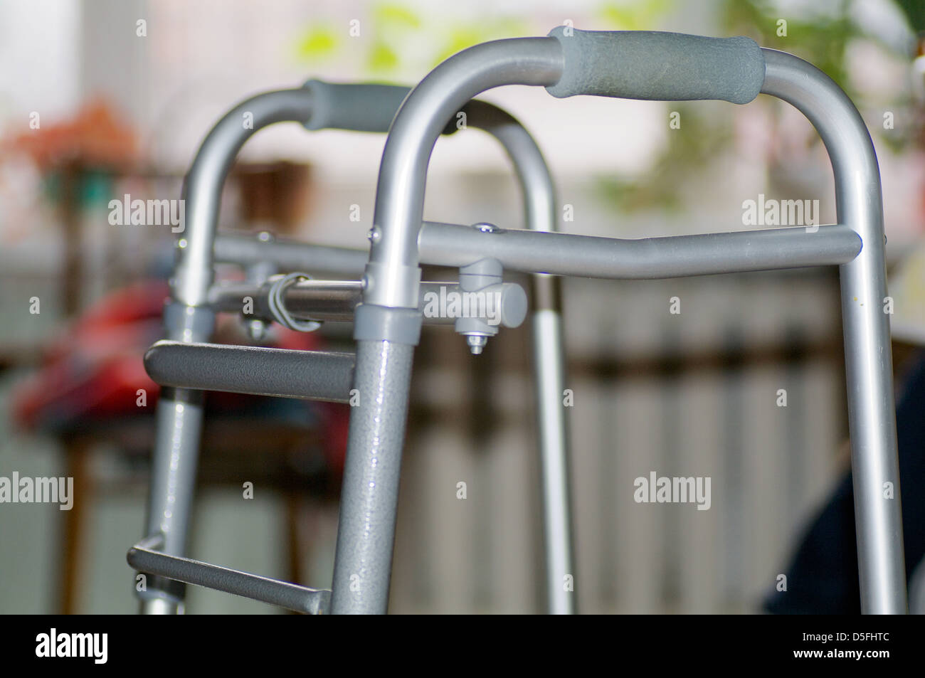 invalid walking equipment Stock Photo Alamy