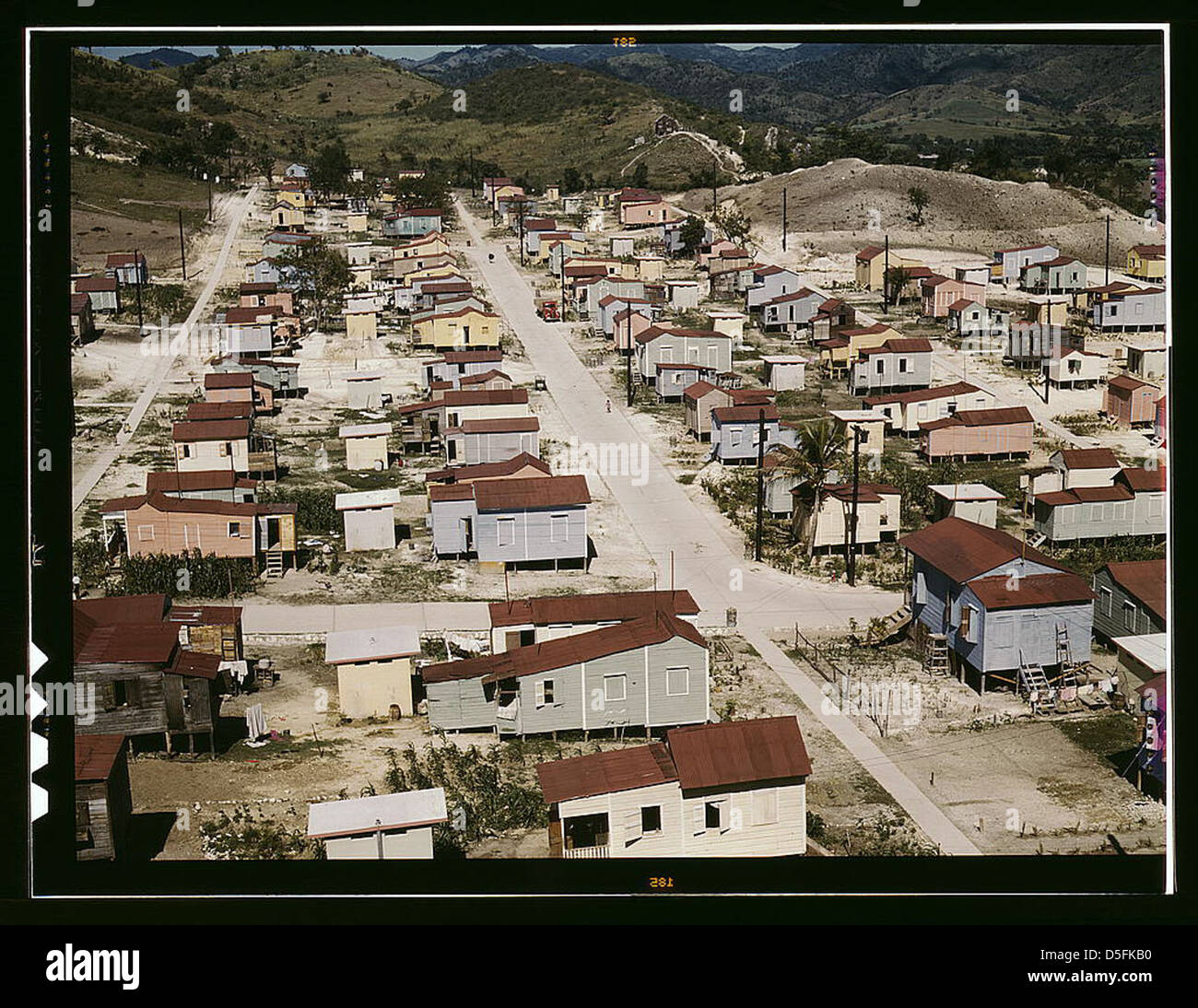 A land and utility municipal housing project, Ponce, Puerto Rico (LOC Stock Photo Alamy
