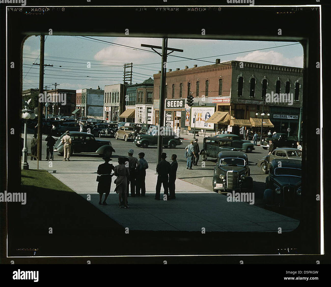Seed and feed store, Lincoln Nebraska (LOC Stock Photo Alamy