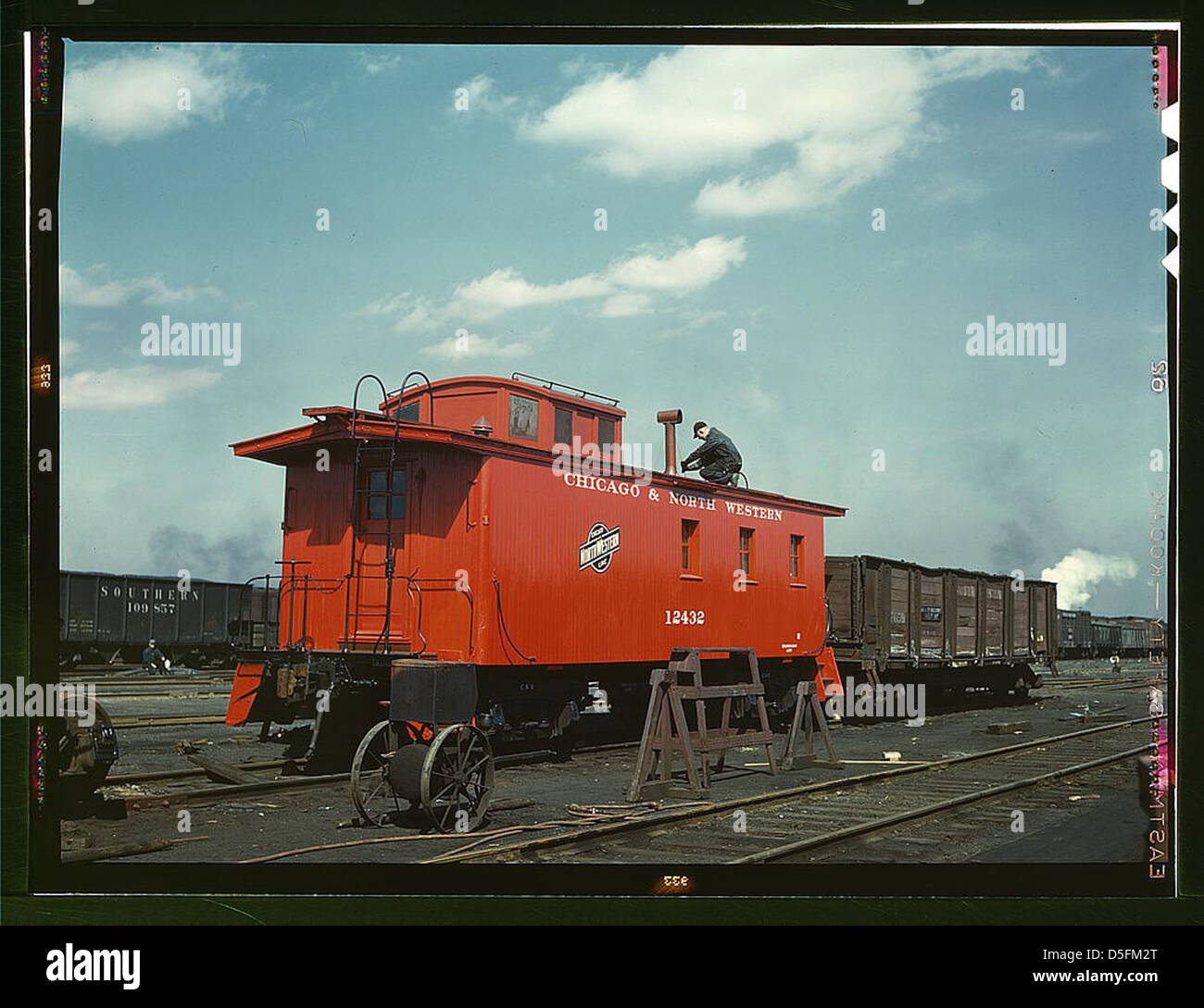 Caboosee Vintage railroad caboose hi-res stock photography and images - Alamy