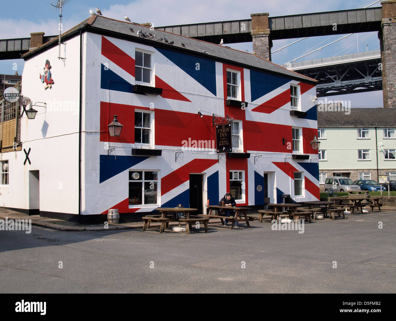 The Union Inn, Saltash, Cornwall, UK 2013 Stock Photo