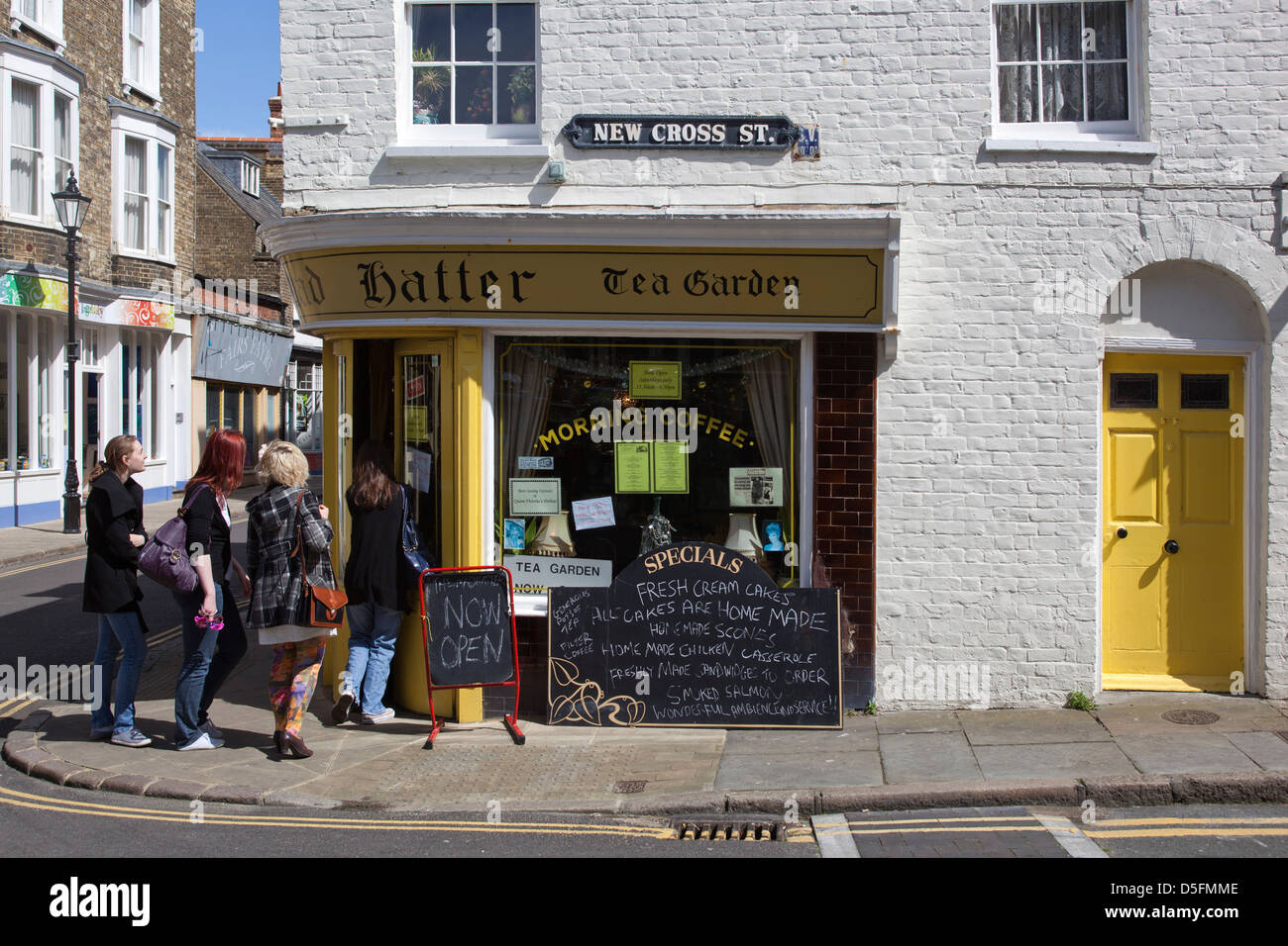 Mad Hatter Cafe Restaurant Old Town Margate Stock Photo