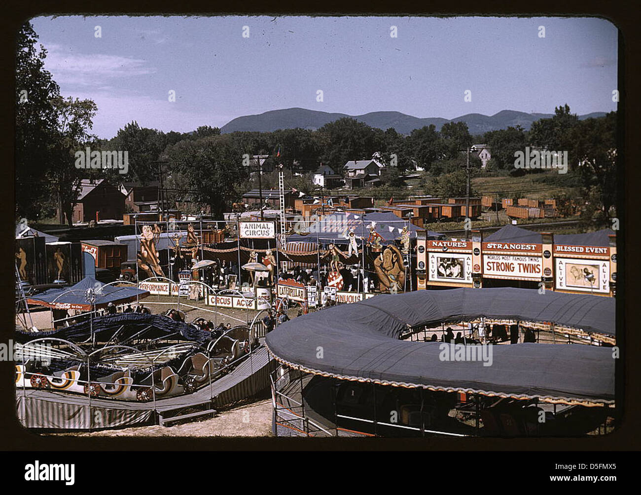 View of the grounds at the Vermont state fair, Rutland (LOC Stock Photo