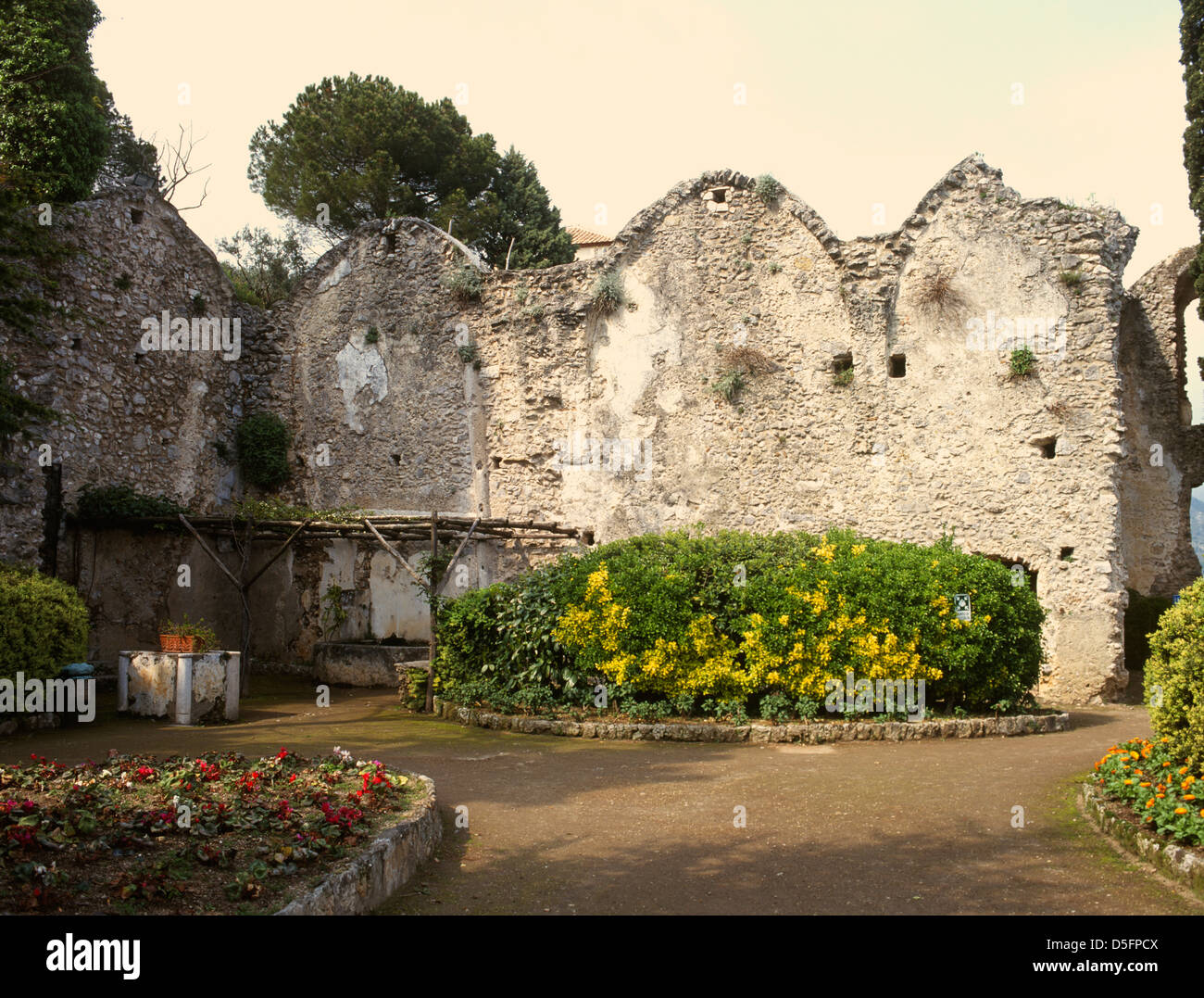 Italy Campania Amalfi Coast Ravello Villa Rufolo  Stock Photo