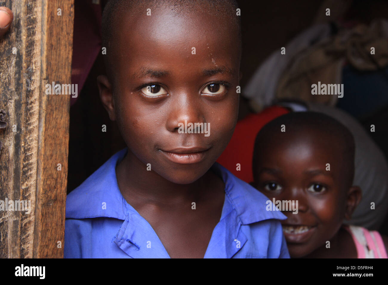 Children in Kampala, Uganda, Africa Stock Photo