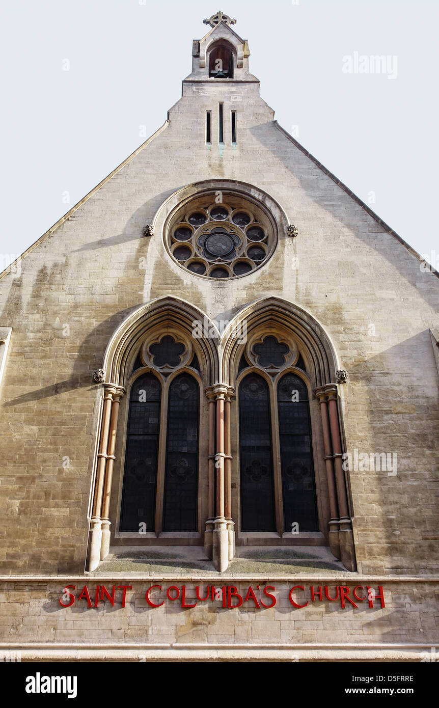 Saint Columba's Church Cambridge England Stock Photo