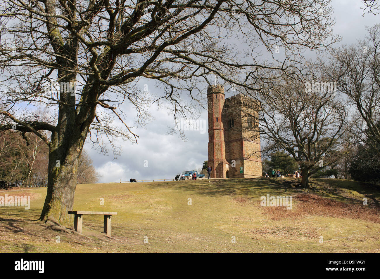 Leith Hill Tower near Dorking Surrey England UK Stock Photo Alamy
