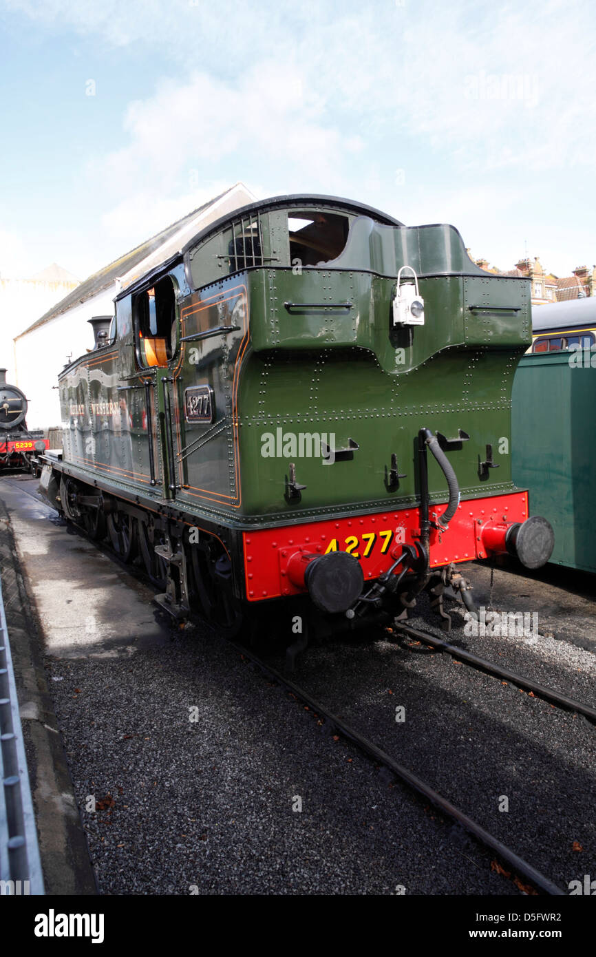 Steam Trains in Paignton Station Stock Photo