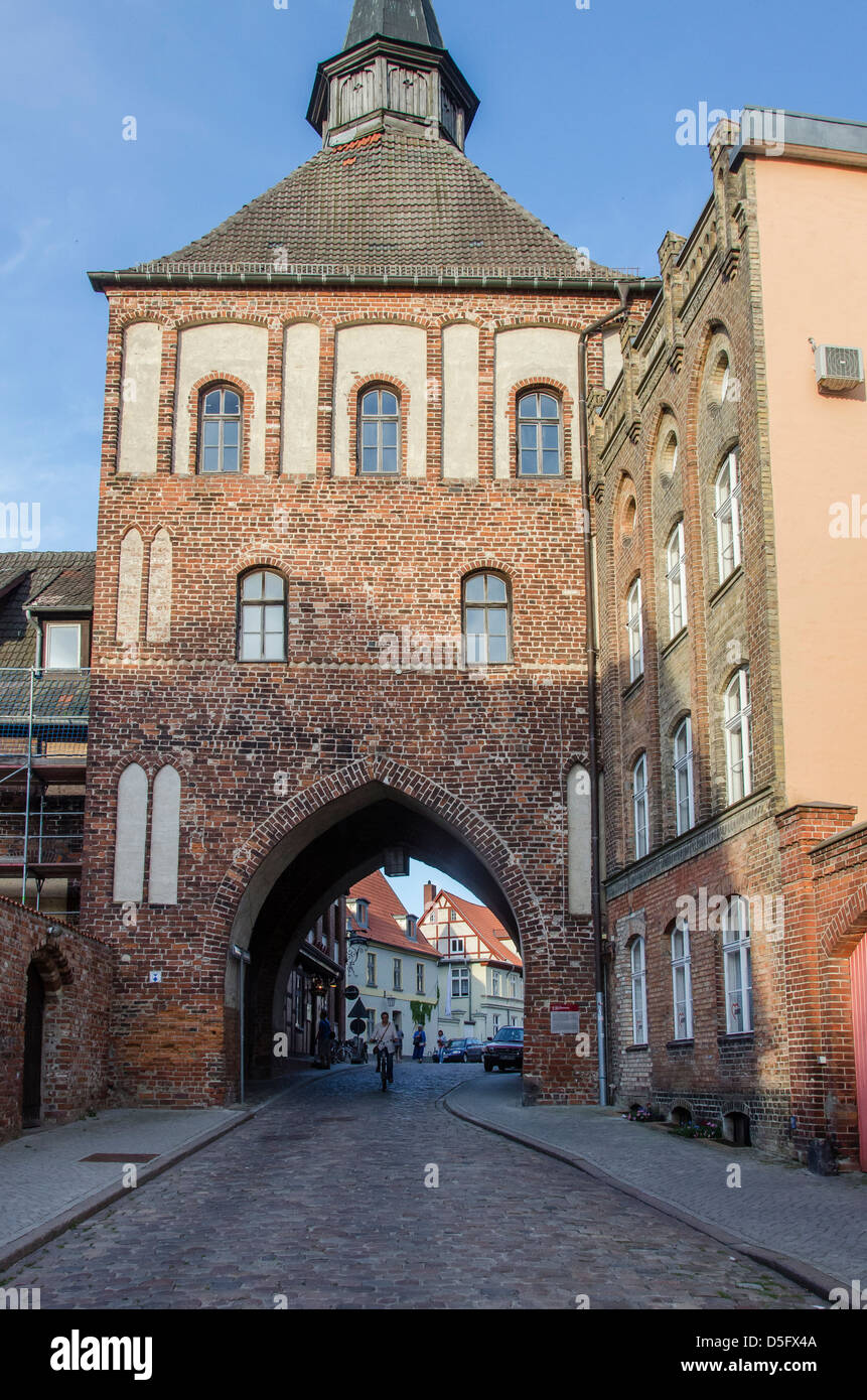 Cityscapes from Stralsund in Germany Stock Photo