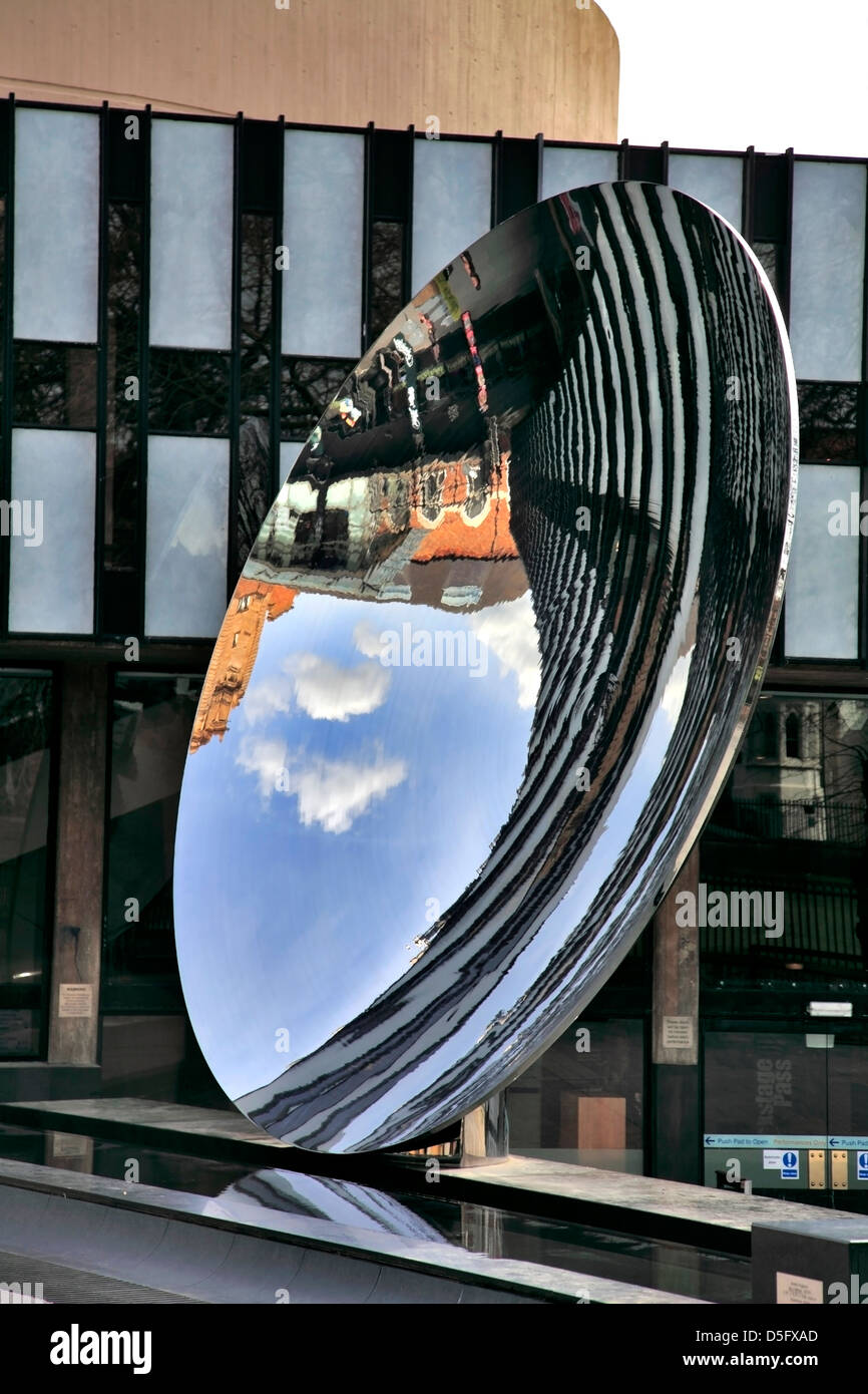 Nottingham Playhouse Theatre and the Sky Mirror, Nottingham city centre