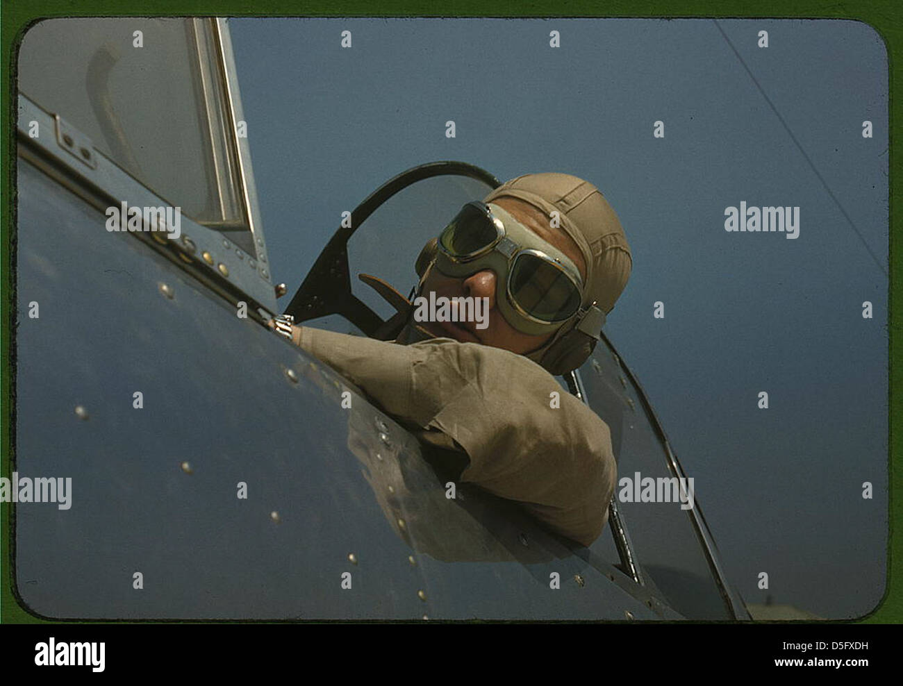 Marine lieutenant, glider pilot in training at Page Field, Parris