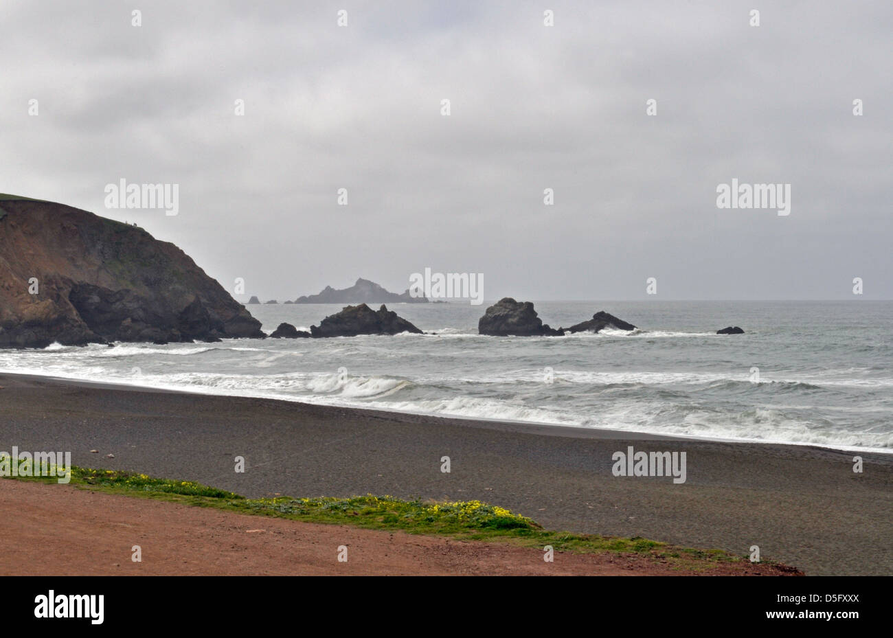 Mori Point, Golden Gate National Recreation Area, Pacifica, California, USA Stock Photo