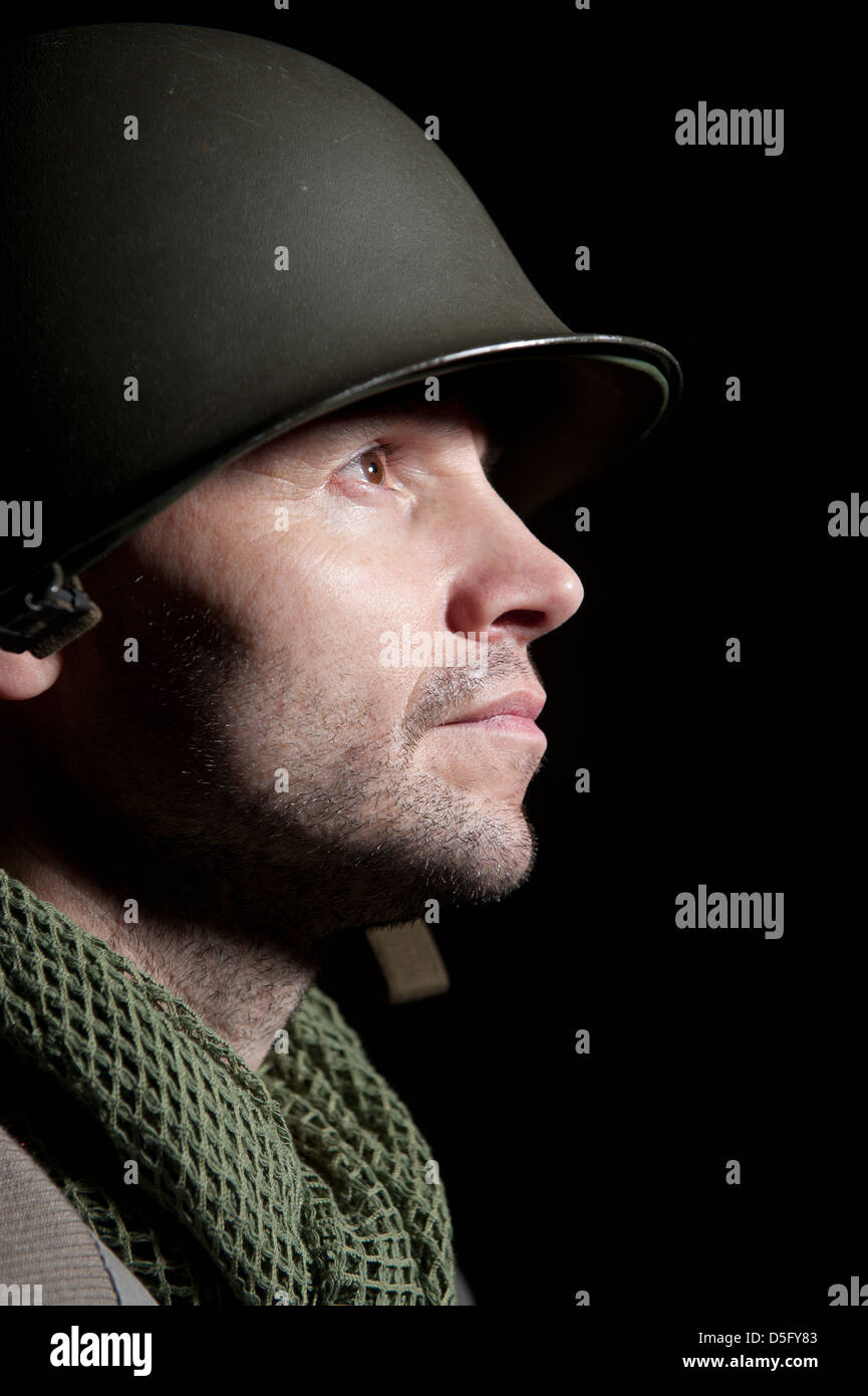 Shell shock soldier stare hi-res stock photography and images - Alamy