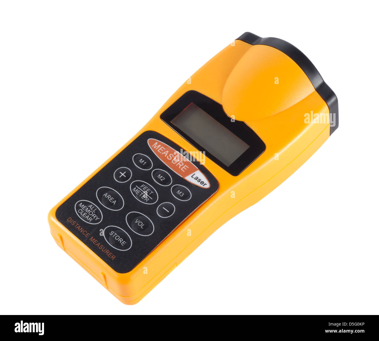 laser distance measurer on a white background Stock Photo - Alamy