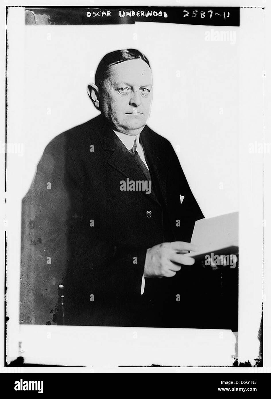 Senator oscar w underwood hires stock photography and images Alamy