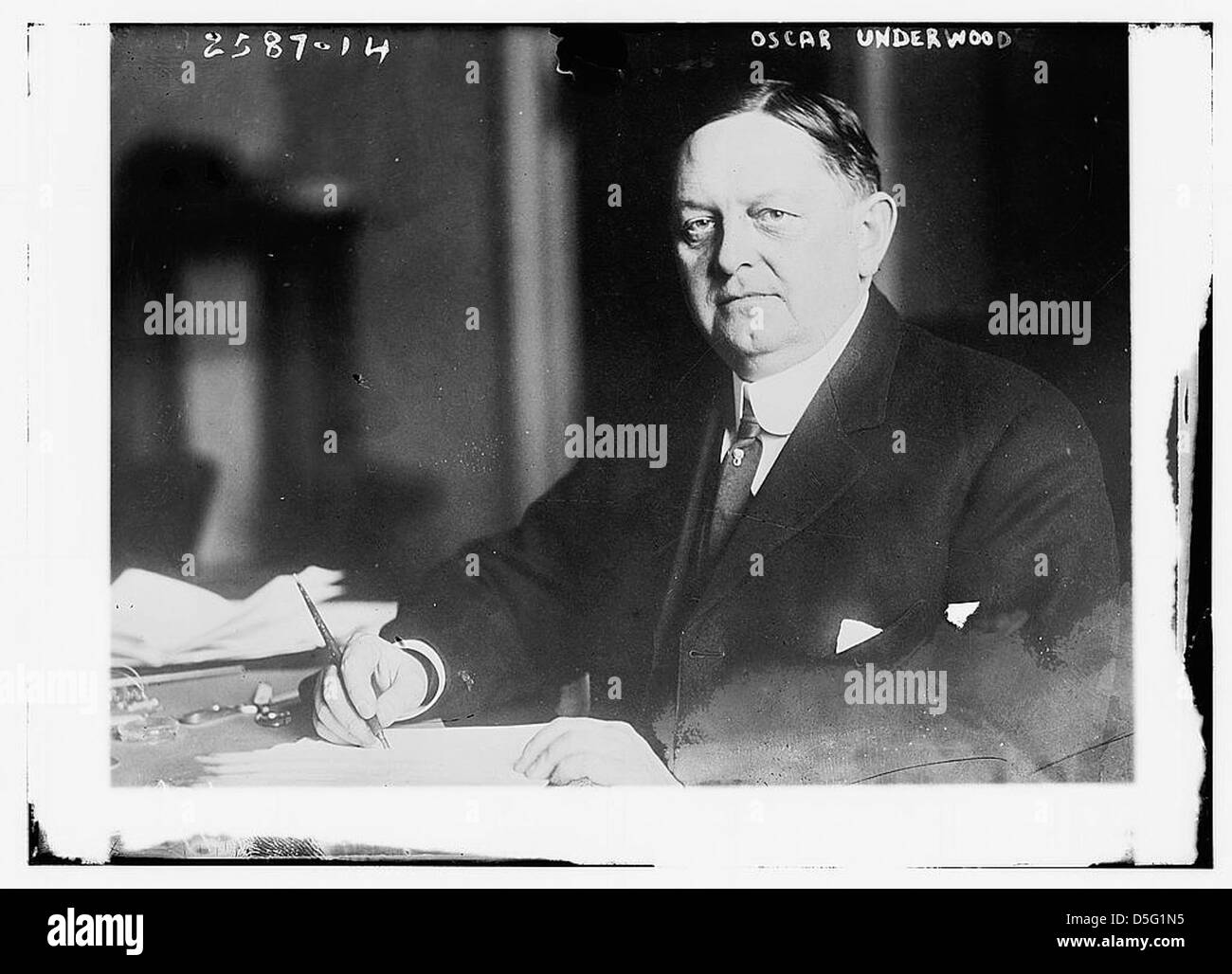 Oscar Underwood (LOC Stock Photo Alamy