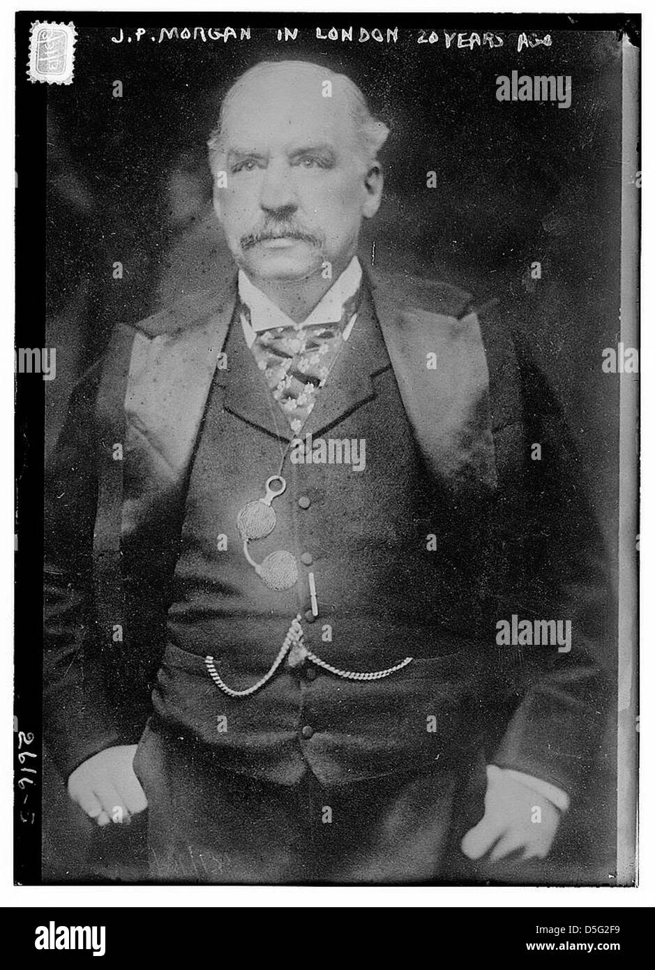 J.P. in London 20 years ago (LOC Stock Photo Alamy