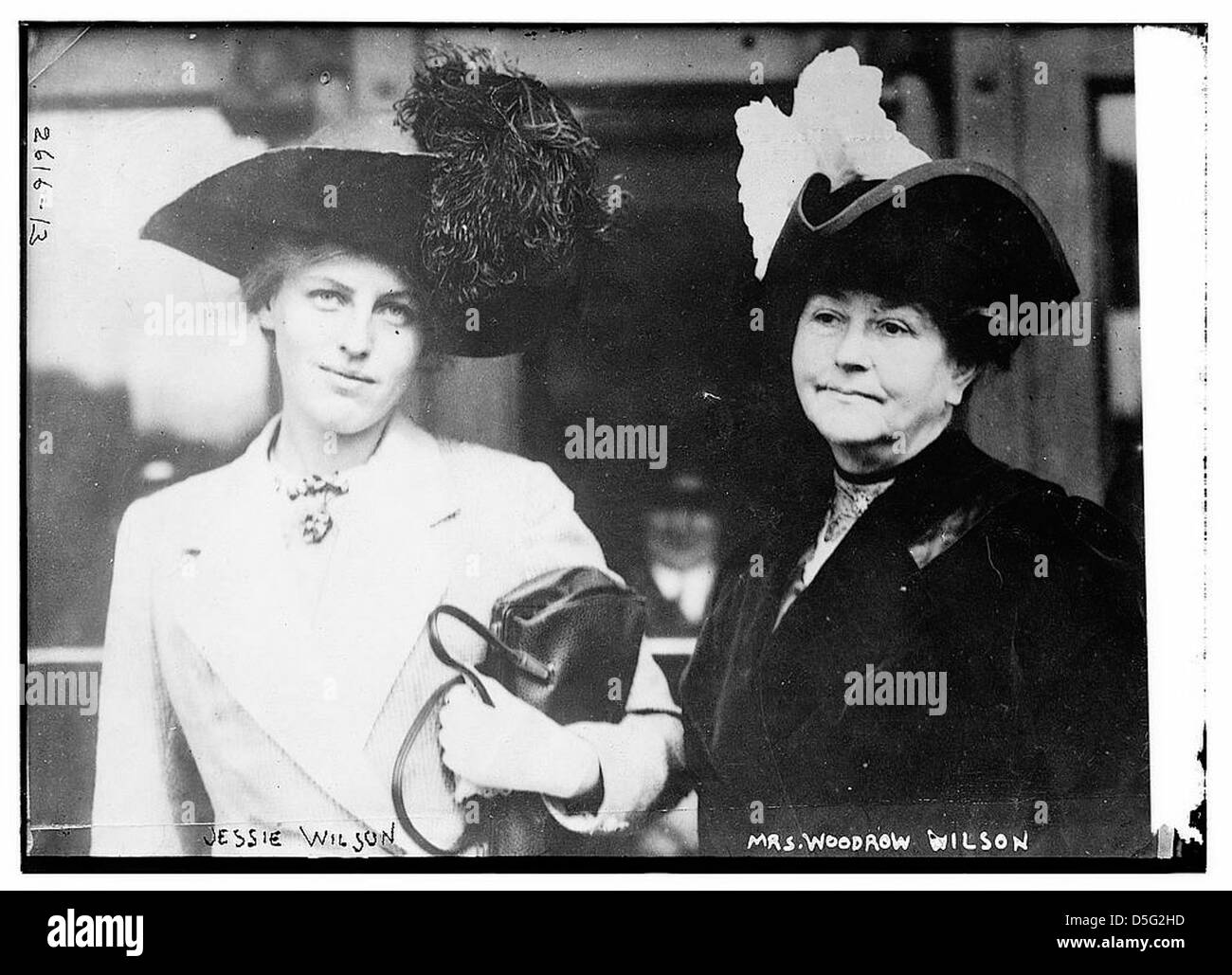 Jessie Wilson and Mrs. W. Wilson (LOC) Stock Photo