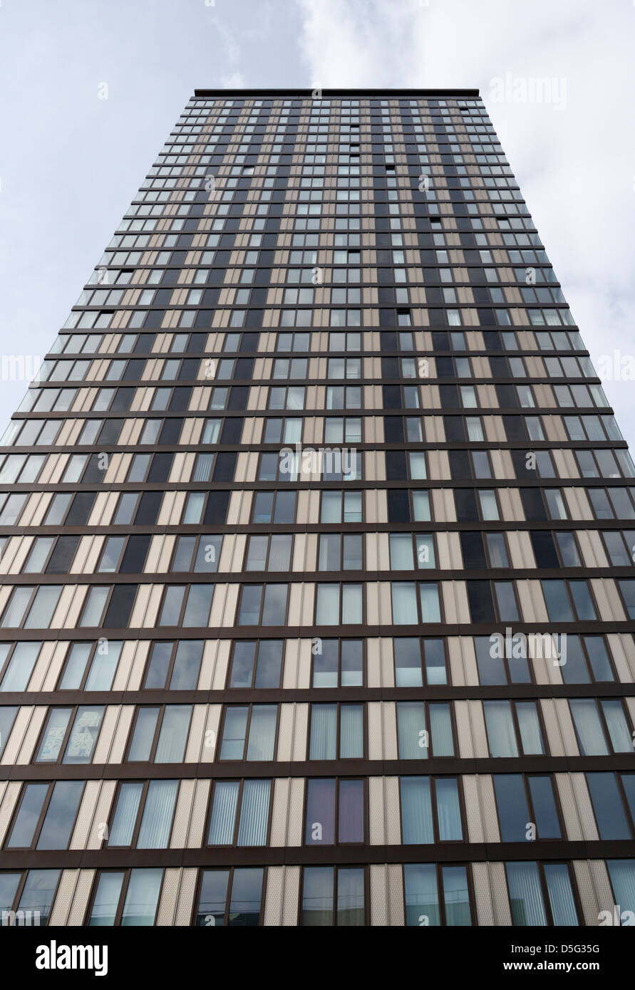 St Pauls High Rise Apartment Residential Tower Block in Sheffield city