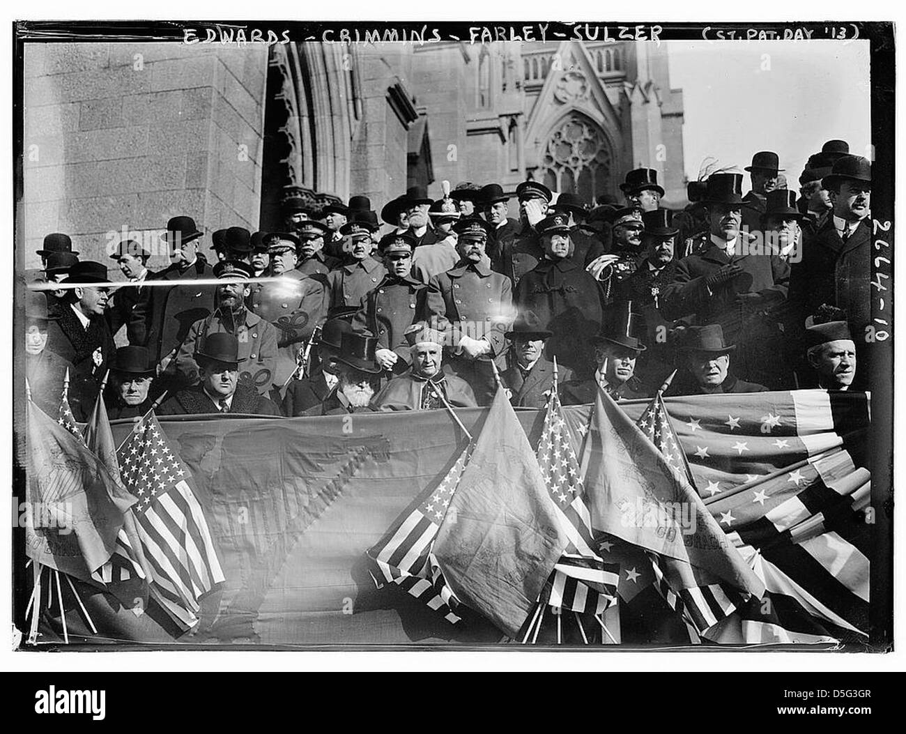 Edwards, Crimmins, Farley, Sulzer, (St. Pat's Day, '13) (LOC) Stock Photo