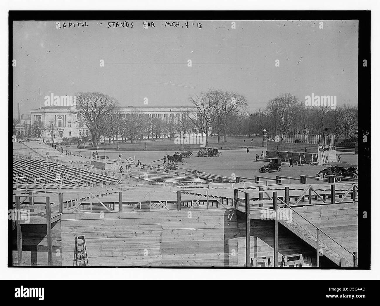 Capitol - stands for Inaug. (LOC) Stock Photo