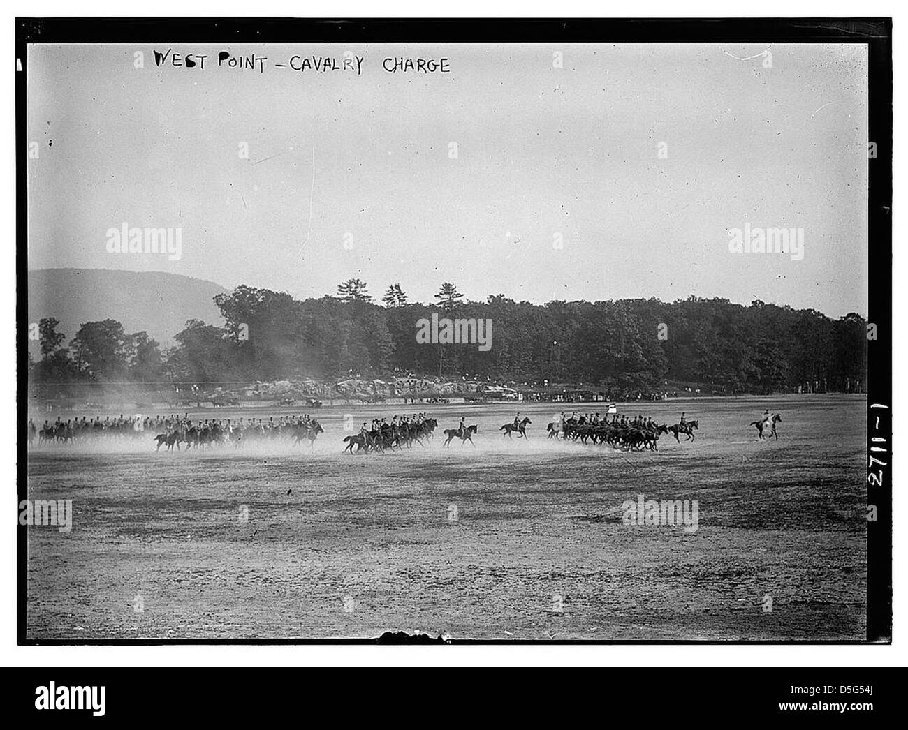 West Point Cavalry charge (LOC Stock Photo Alamy