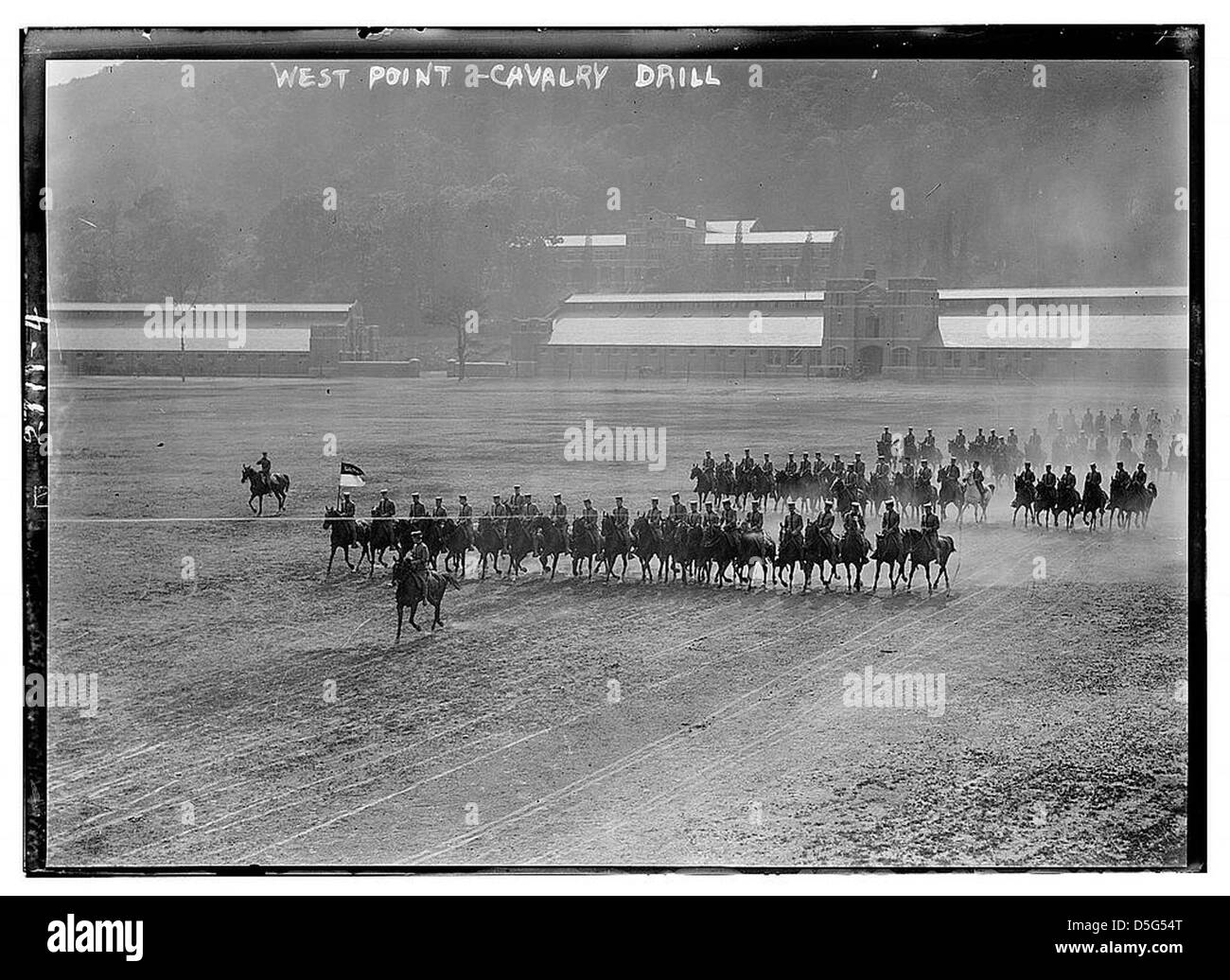 West Point Cavalry drill (LOC Stock Photo Alamy