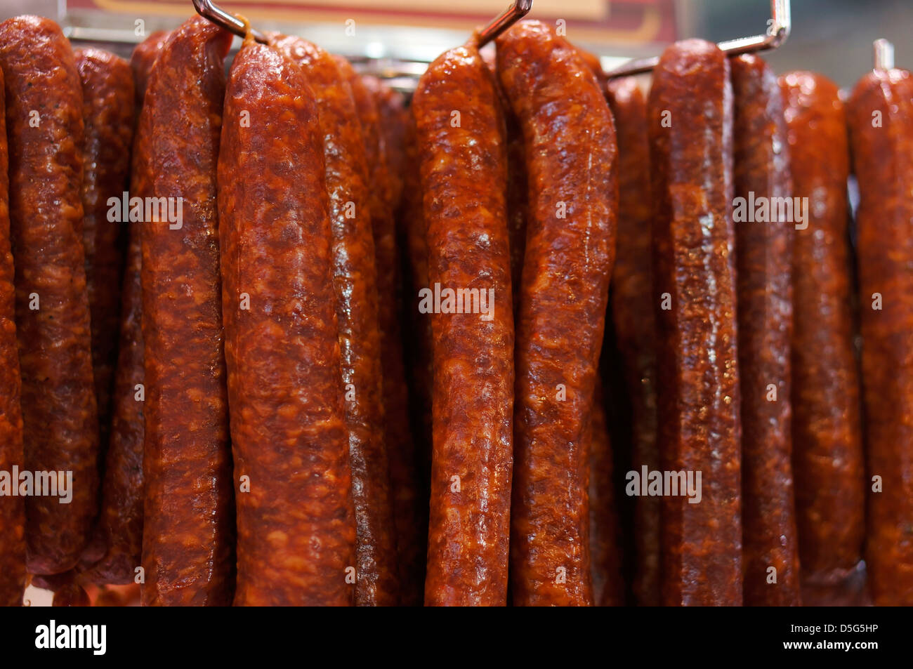 Kielbasa, Kolbasa, Sausages Stock Photo Alamy