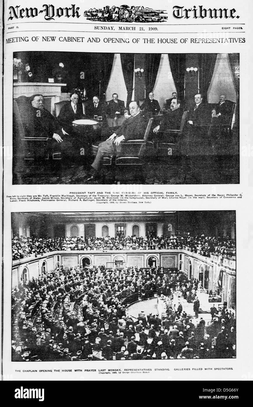 Meeting of the new Cabinet and opening of the House of Representatives (LOC) Stock Photo