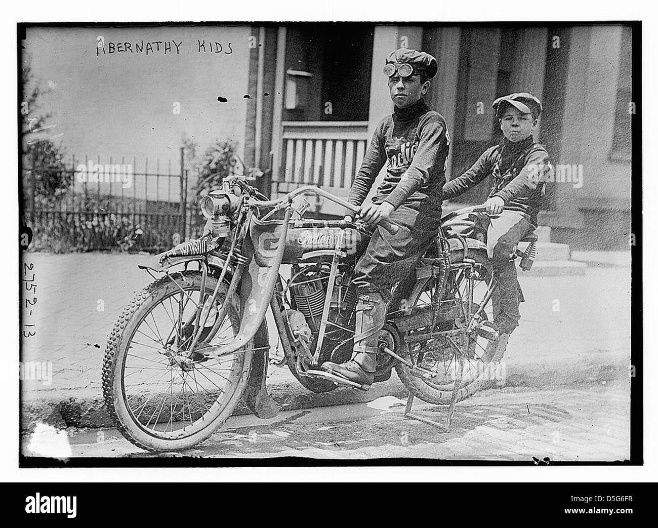 Abernathy kids (LOC) Stock Photo