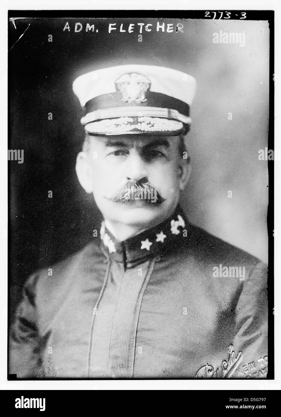 Adm. Fletcher (LOC Stock Photo Alamy