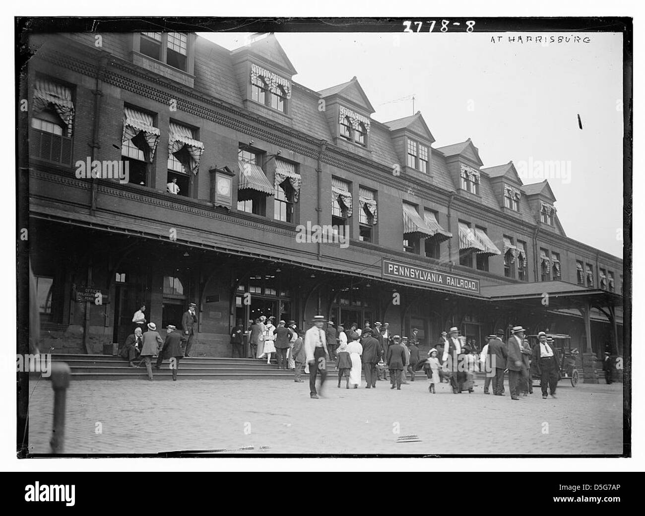 At Harrisburg (LOC Stock Photo Alamy