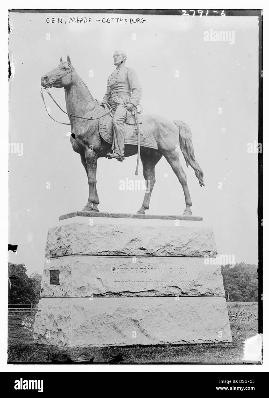 Gen. Meade - Gettysburg (LOC) Stock Photo