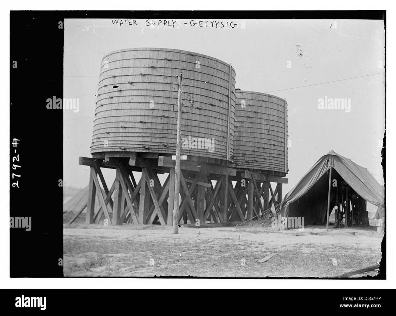 Water Supply - Gettysburg (LOC) Stock Photo