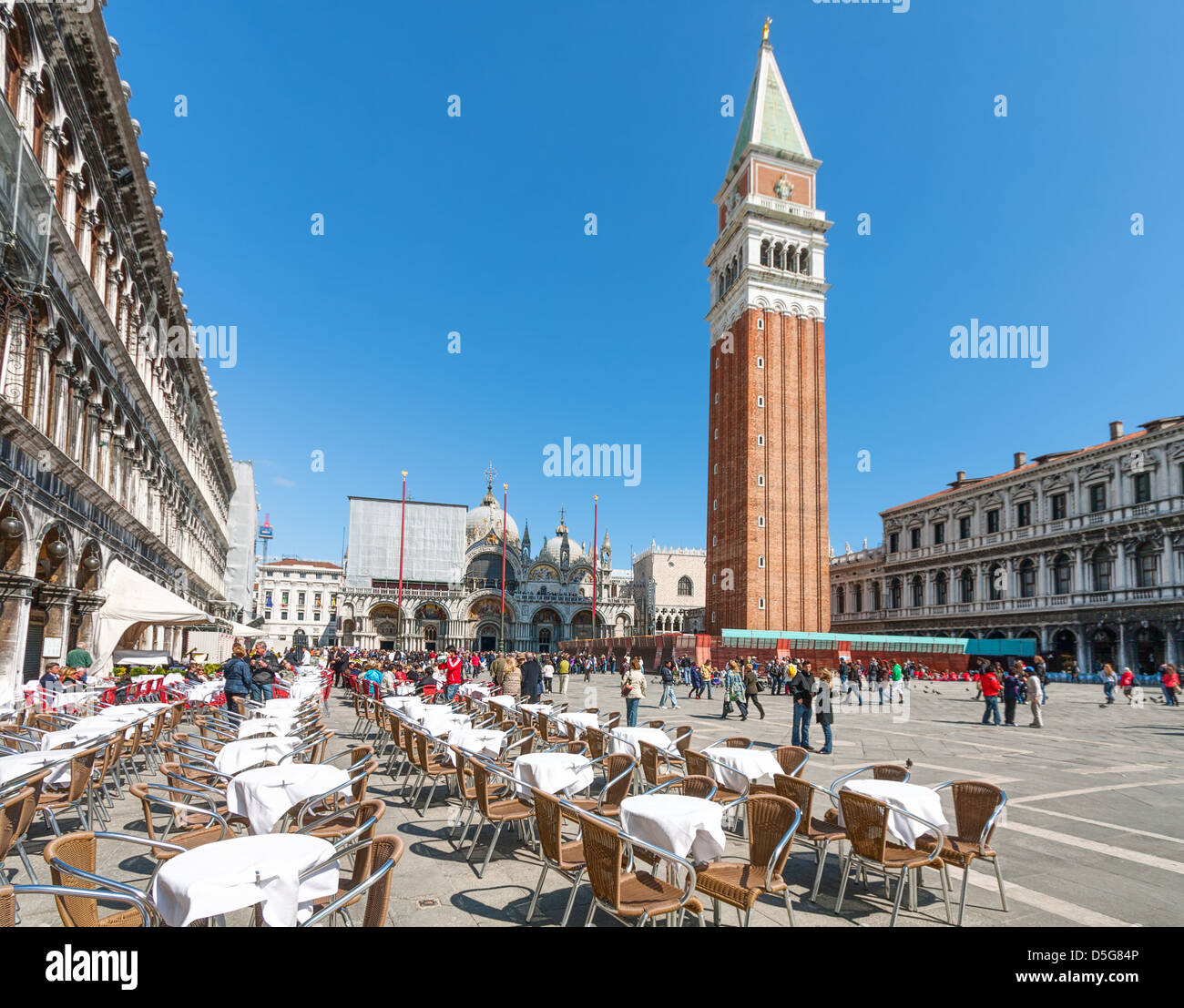 San Marco square in Venice Stock Photo