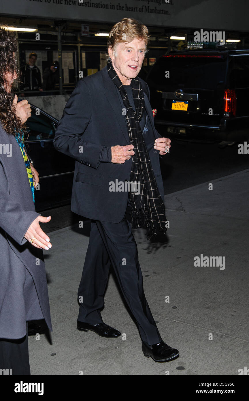 New York, NY, USA, 01 April, 2013. Robert Redford arrives at The Museum