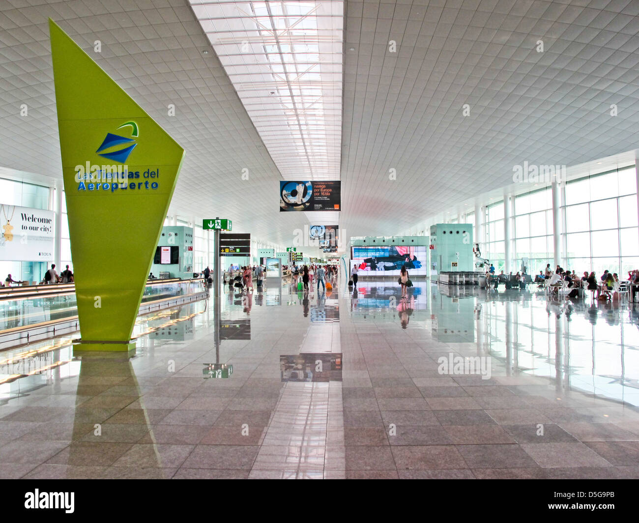 el prat airport,barcelona,spain Stock Photo