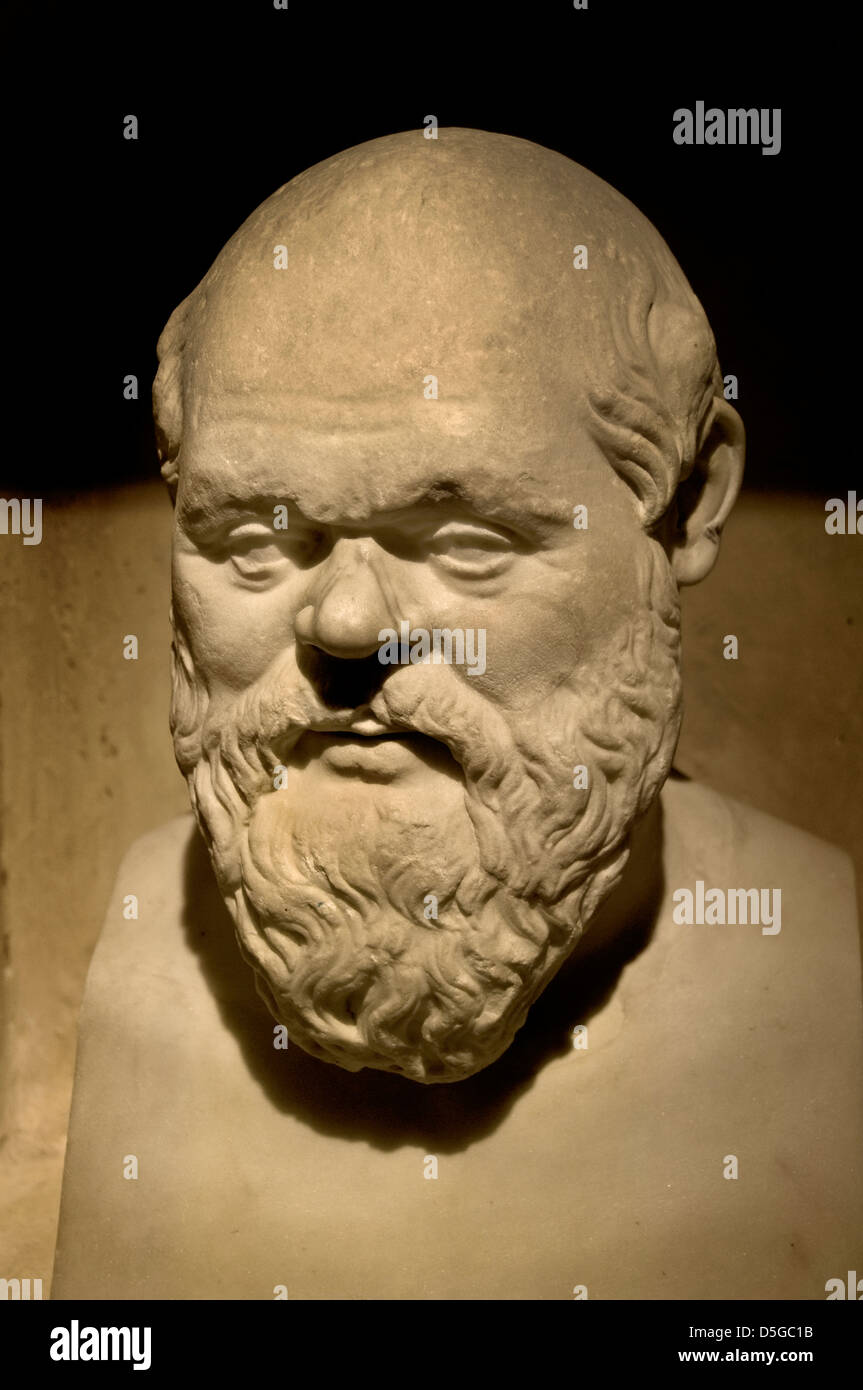 Socrates Greek philosopher philosophy Greece Stock Photo