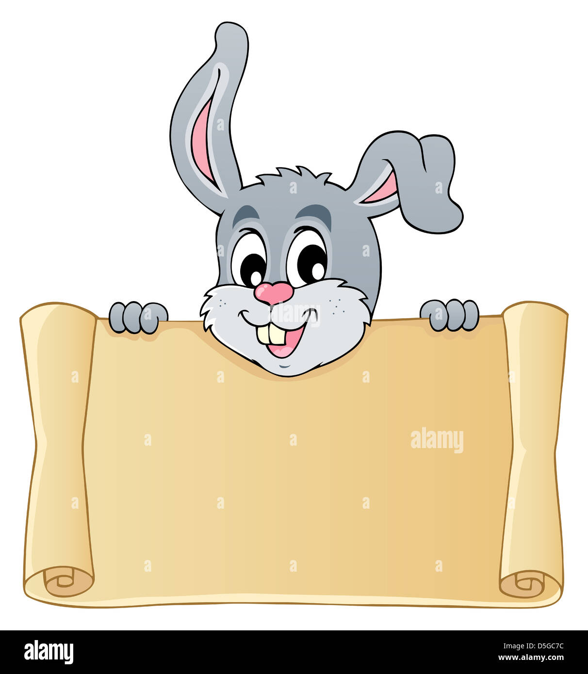Image with rabbit theme 7 - picture illustration Stock Photo - Alamy