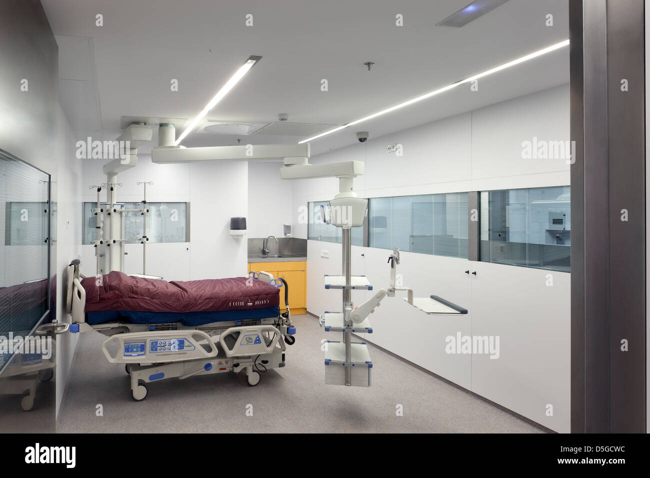 Hospital room. Clinical apparatus. Stock Photo