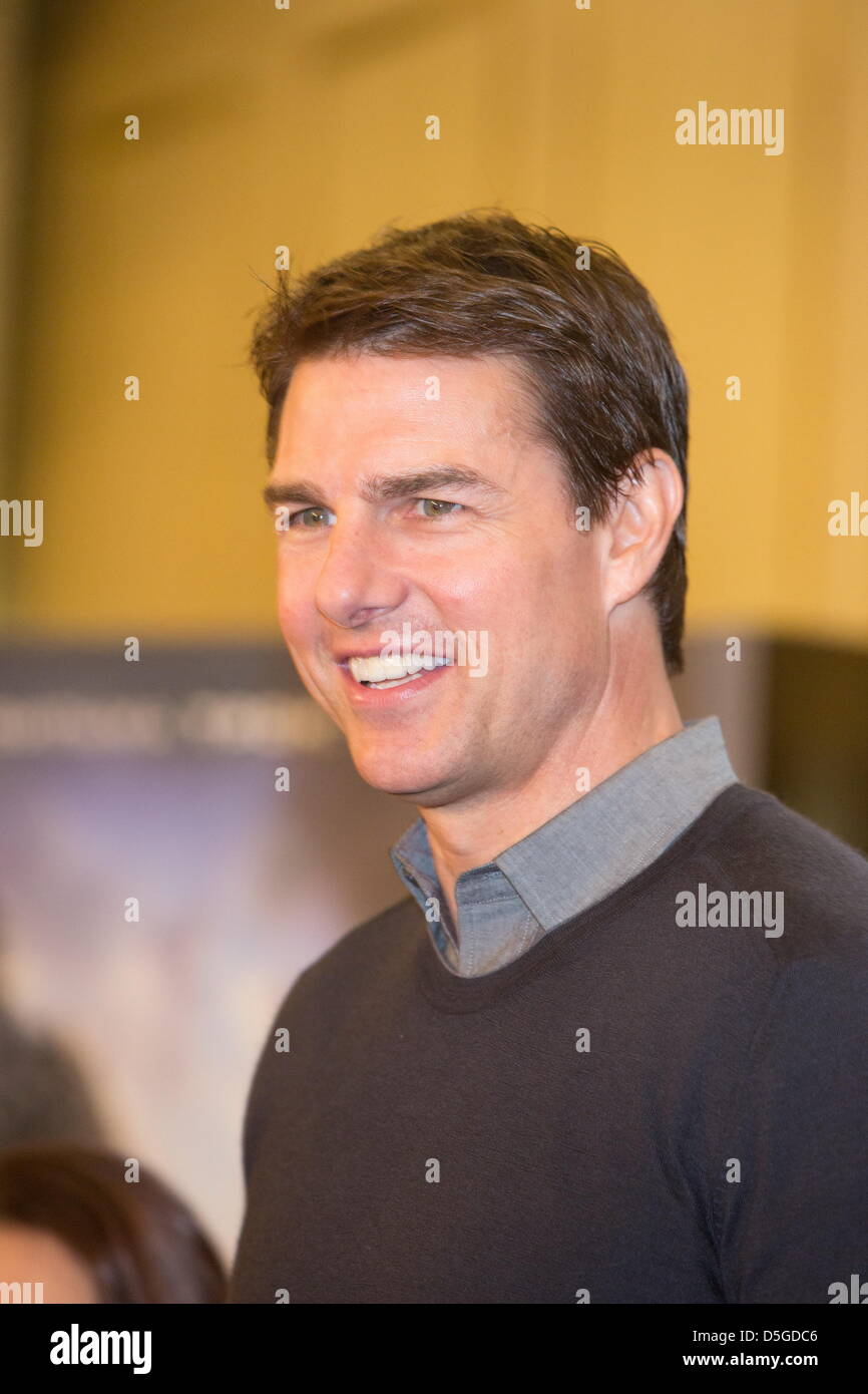 Russia Moscow 1st April 2013 Oblivion Photocall With Tom Cruise And Olga Kurylenko Pictured Tom Cruise Credit Legion Media Alamy Live News Stock Photo Alamy