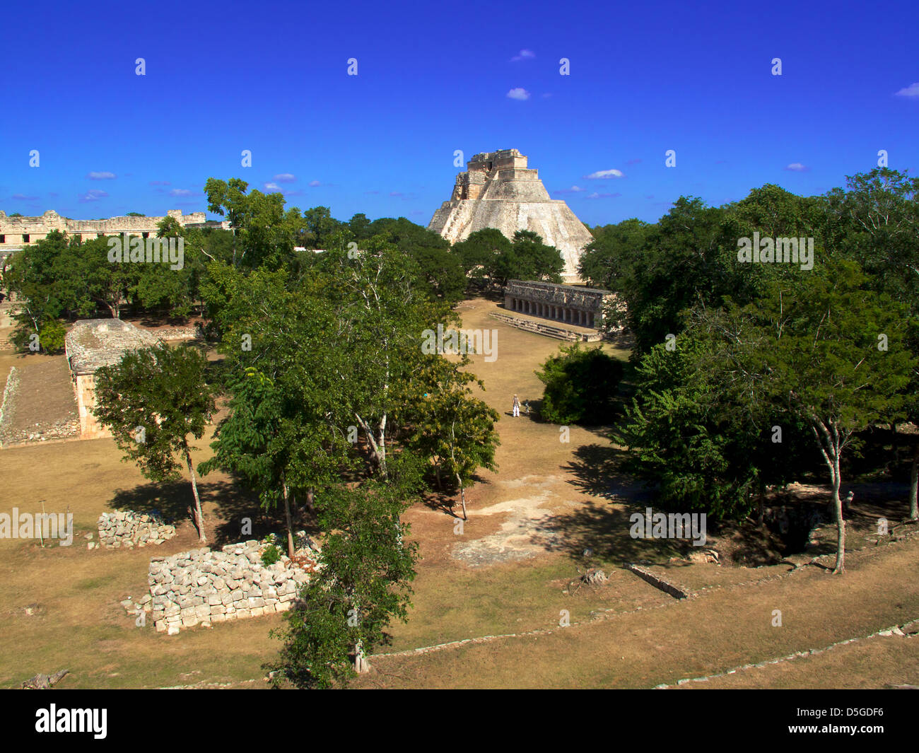 The Mayan ruins of Uxmal in Mexico Stock Photo
