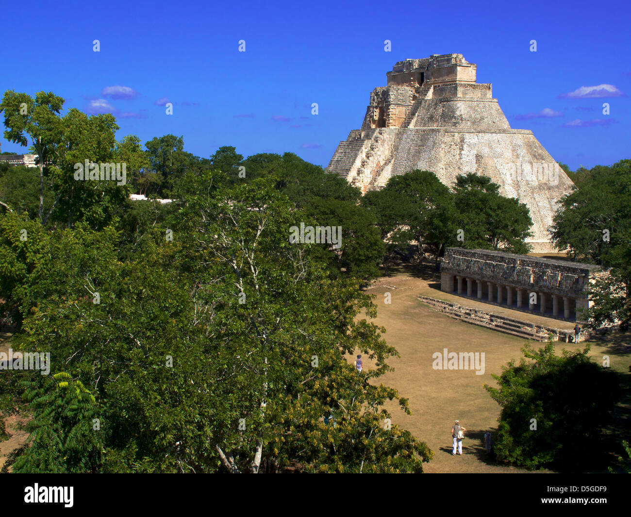 The Mayan ruins of Uxmal in Mexico Stock Photo