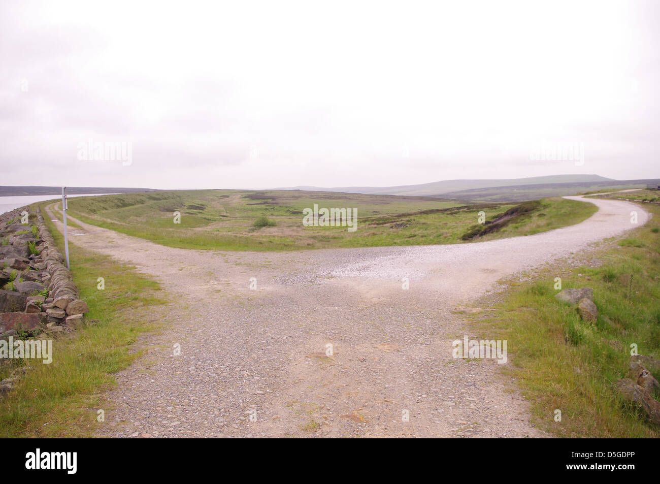 Landscape image taken on moorland between Cragg Vale and Littleborough Stock Photo