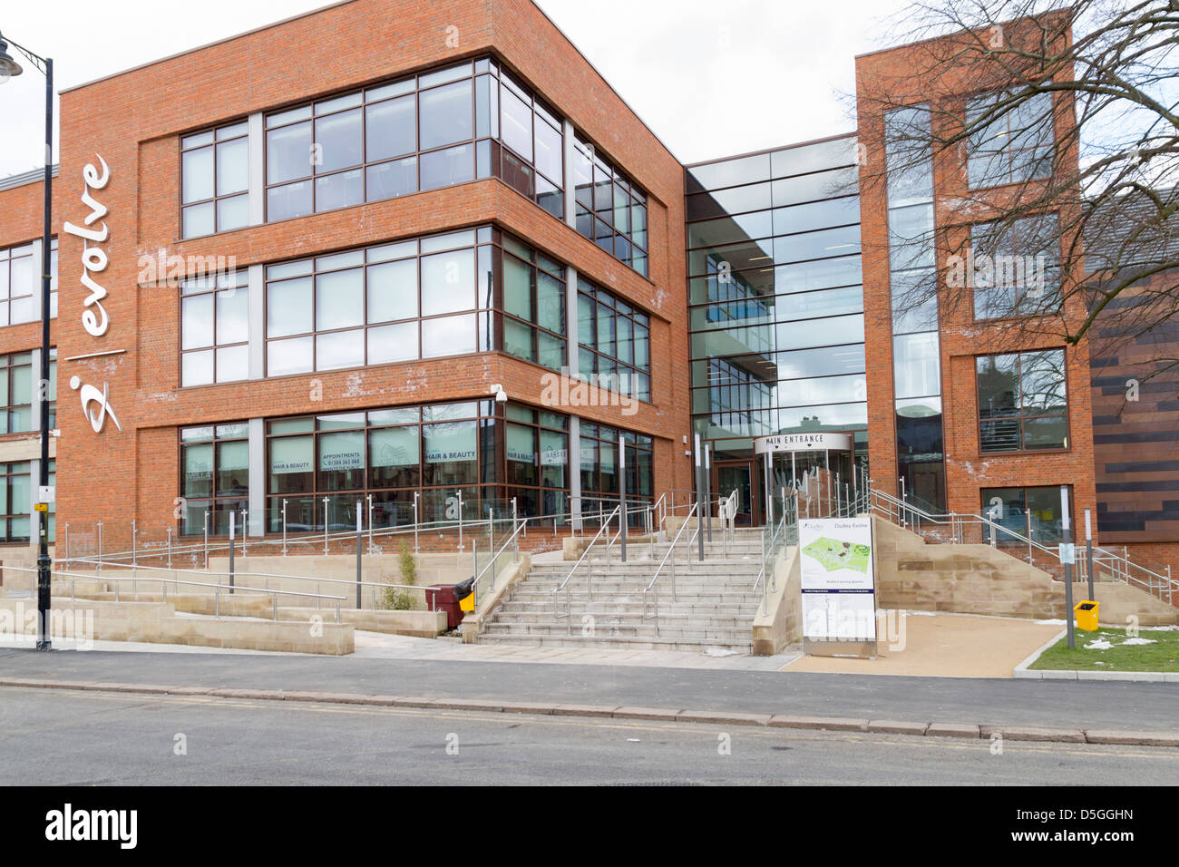 The new Dudley college building called Evolve Stock Photo