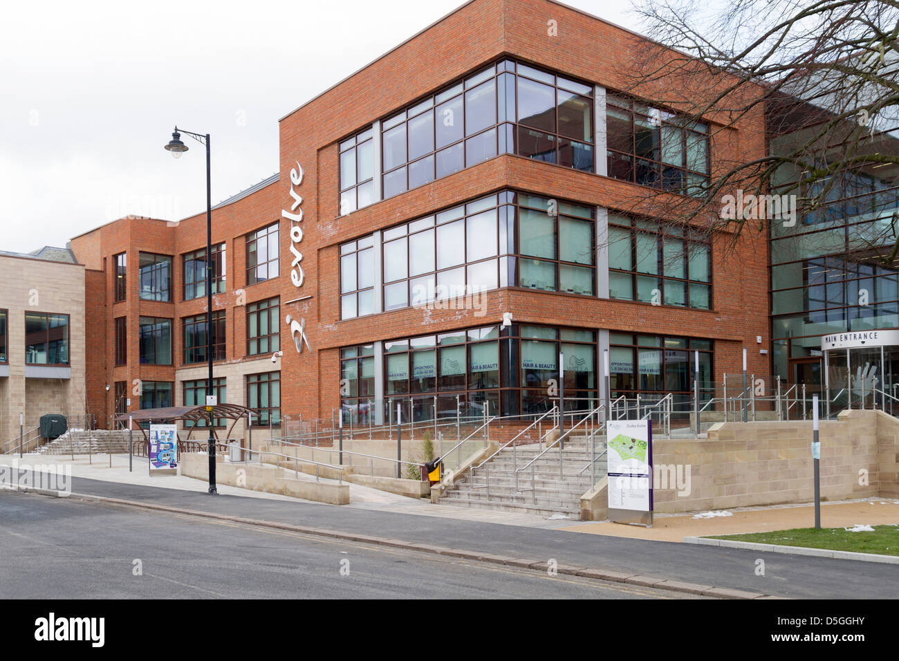 The new Dudley college building called Evolve Stock Photo